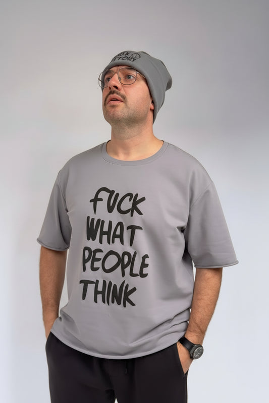 FWPT Premium marškinėliai pilka - dėvimi