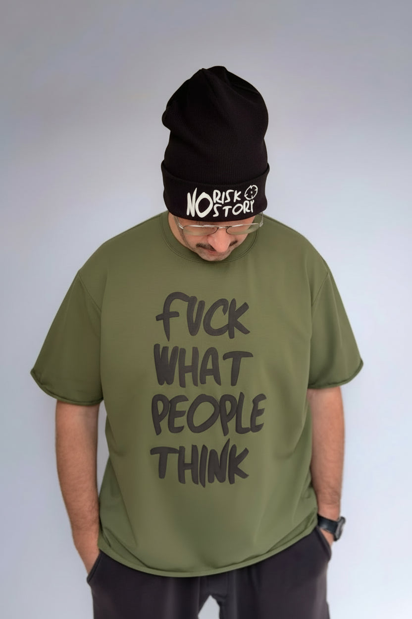 FWPT Premium marškinėliai alyvuogių - dėvimi